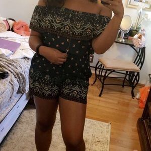 Off the Shoulder Romper